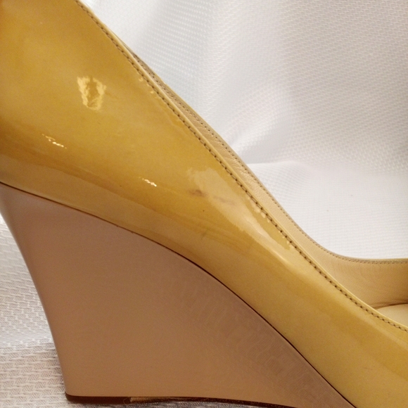 Jimmy Choo open toe wedge heels - Picture 6 of 7